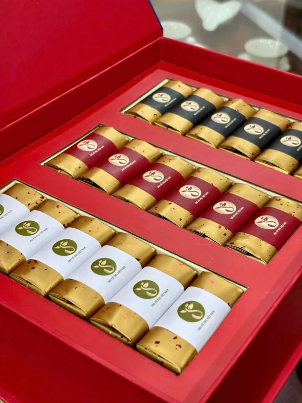 Bộ hộp trà Vân Sơn 90g - Ảnh 2