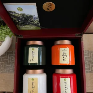 Tứ Đại Danh Trà - Hộp sơn mài