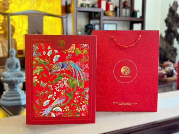 Hộp đựng trà đôi Khổng Tước (Phụ kiện) - Ảnh 3