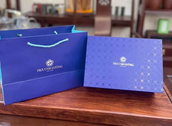Hộp đựng trà đôi xanh PK - Ảnh 2